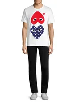 Polka Dot Heart Graphic Tee