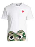 Half Camo Heart Tee