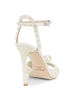 Sacora 100MM Pearl-Embellished Sandals