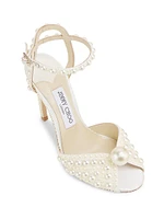 Sacora 100MM Pearl-Embellished Sandals