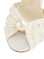 Sacora 100MM Pearl-Embellished Sandals