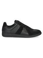 Replica Leather & Suede Low-Top Sneakers