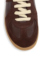 Replica Leather & Suede Sneakers