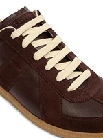 Replica Leather & Suede Sneakers