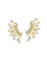 Luminus 18K Yellow Gold & Diamond Earrings