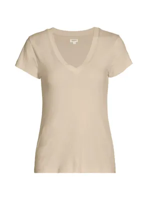 Becca V-Neck Cotton Tee