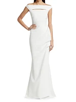 Melania Off-The-Shoulder Cutout Sheath Dress