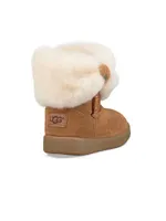 Baby Girl's Ramona Faux-Shearling & Suede Boot