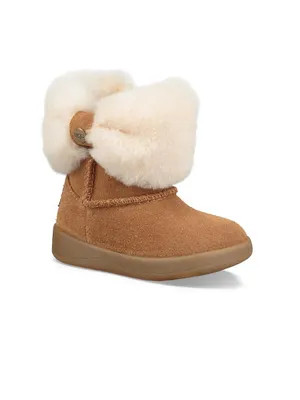 Baby Girl's Ramona Faux-Shearling & Suede Boot