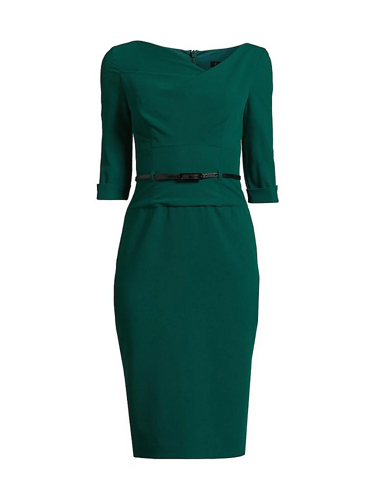 Jackie O Loft Woven Sheath Dress