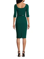 Jackie O Loft Woven Sheath Dress