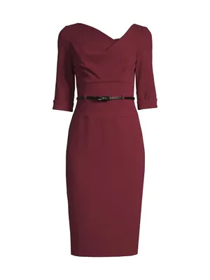 Jackie O Loft Woven Sheath Dress