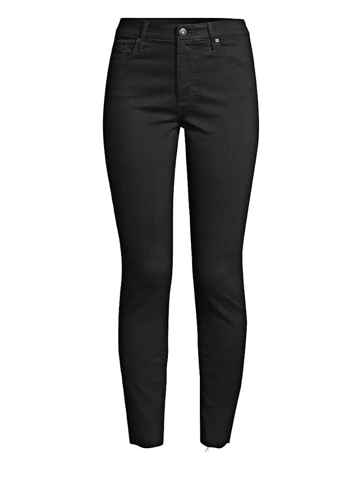 Farah High-Rise Stretch Skinny Ankle Jeans