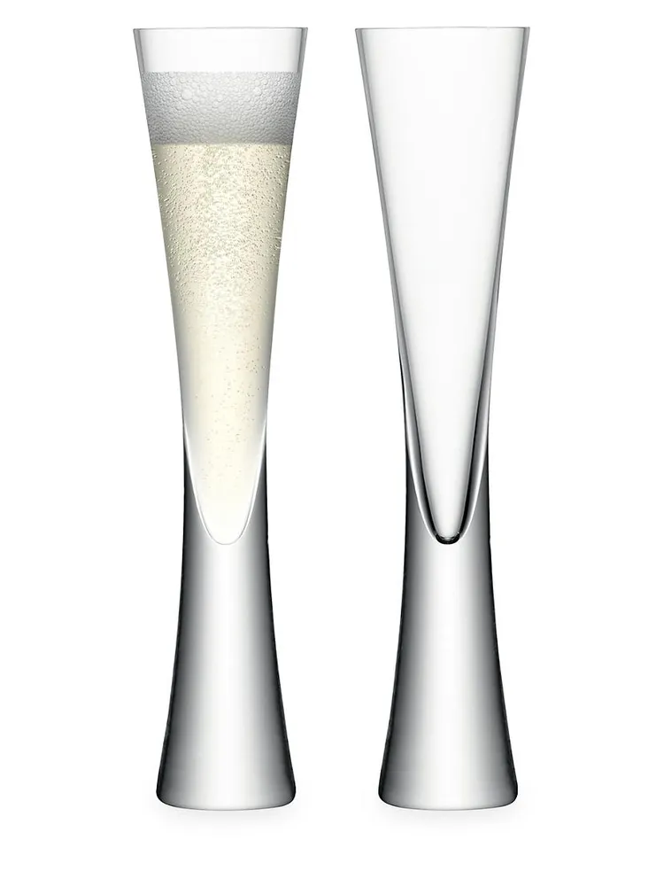 Moya Two-Piece Champagne Flute Set