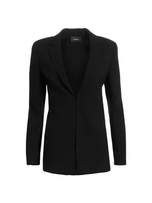 Odette Notch Lapel Wool Blazer