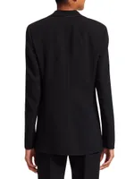 Odette Notch Lapel Wool Blazer