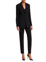 Odette Notch Lapel Wool Blazer