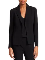 Ocelia Slit Detail Wool Blazer