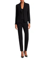 Ocelia Slit Detail Wool Blazer