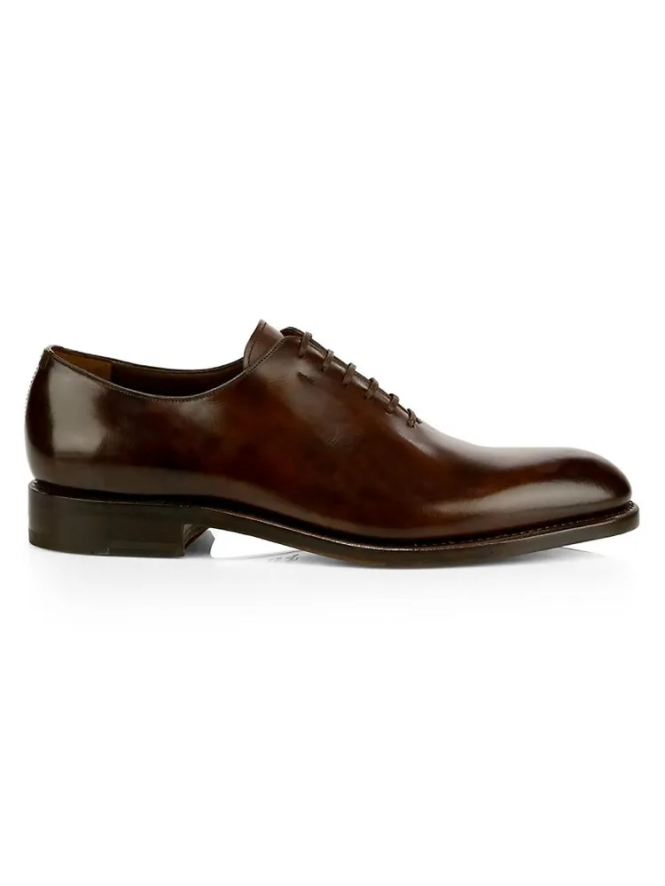 Angiolo Lace-Up Leather Oxfords