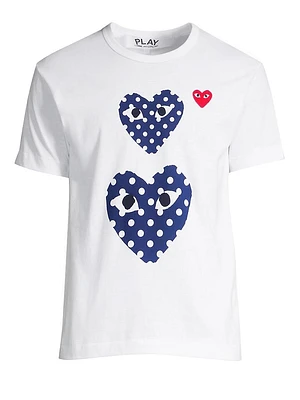 Double Polka-Dot Heart Tee