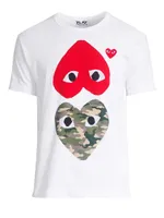 Two Heart Camo Cotton Tee