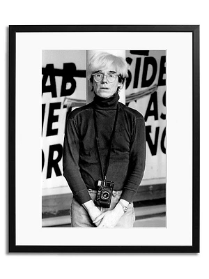 Warhol in London 1984 Framed Photo