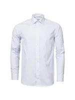 Contemporary-Fit Micro Print Long-Sleeve Dress Shirt