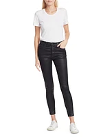 Farrah High-Rise Ankle Faux Leather Skinny Pants