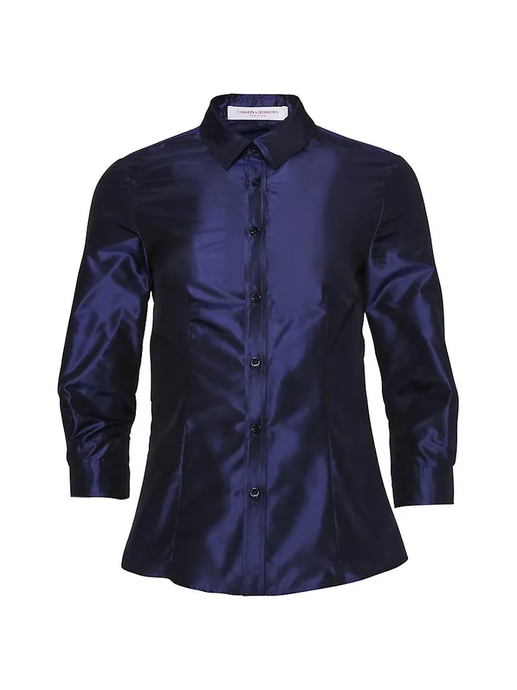 Signature Taffeta Blouse