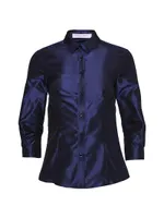 Signature Taffeta Blouse