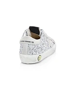 Kid's Superstar Glitter Sneakers