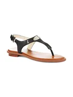 Plate Slingback Thong Sandals