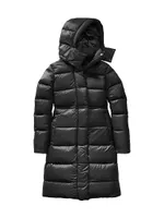 Black Label Arosa Quilted Hooded Parka