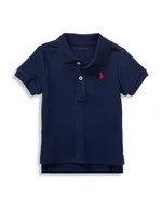 Baby Boy's Cotton Interlock Polo