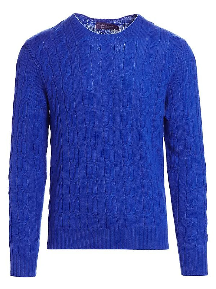 Cable Crewneck Sweater