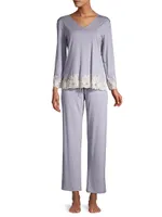 Luxe Shangri La Two-Piece Pajama Set