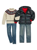 Little Boy's & Hampton Slim-Fit Jeans