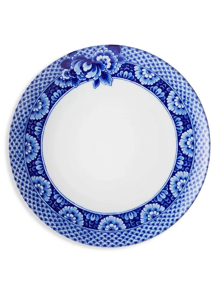 Set of Four Blue Ming Dinner Plates