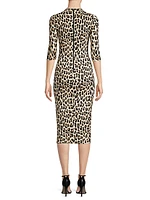 Delora Leopard Bodycon Dress