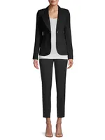 Duchess Single-Breasted Wool Blazer