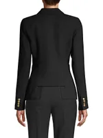 Duchess Single-Breasted Wool Blazer