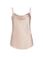 Marta Silk Cowlneck Cami Top