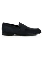 Suede Penny Loafers