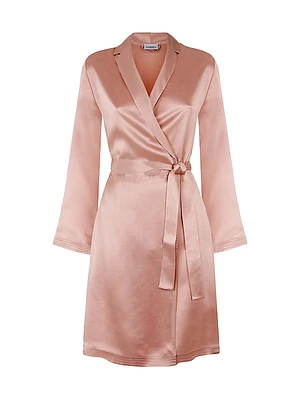 Silk Satin Short Robe