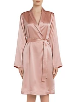 Silk Satin Short Robe