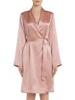 Silk Satin Short Robe