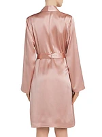 Silk Satin Short Robe