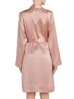 Silk Satin Short Robe