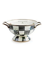 Courtly Check Enamel Colander
